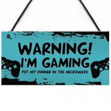 Gaming Sign Gift For Boys Funny Games Room Gaming Accessories 