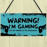 Gaming Sign Gift For Boys Funny Games Room Gaming Accessories 