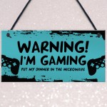 Gaming Sign Gift For Boys Funny Games Room Gaming Accessories 