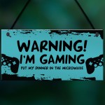 Gaming Sign Gift For Boys Funny Games Room Gaming Accessories 