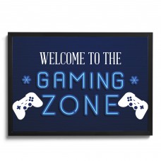 GAMING ZONE Framed Wall Art For Boys Bedroom Games Room