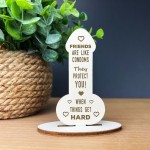 Funny Rude Friendship Plaque Novelty Birthday Gift For Friend