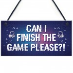 Funny Gaming Sign For Boys Bedroom Gamer Gift For Son Brother