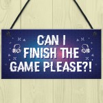 Funny Gaming Sign For Boys Bedroom Gamer Gift For Son Brother