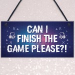 Funny Gaming Sign For Boys Bedroom Gamer Gift For Son Brother
