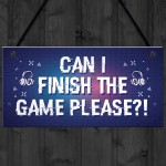 Funny Gaming Sign For Boys Bedroom Gamer Gift For Son Brother