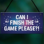 Funny Gaming Sign For Boys Bedroom Gamer Gift For Son Brother