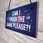 Funny Gaming Sign For Boys Bedroom Gamer Gift For Son Brother
