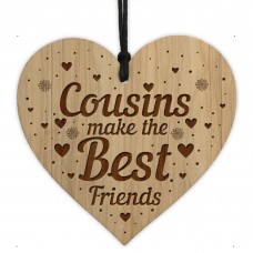 COUSIN GIFT Engraved Heart Cousin Birthday Gift Cousin Christmas