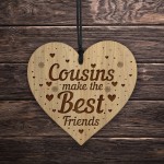 COUSIN GIFT Engraved Heart Cousin Birthday Gift Cousin Christmas