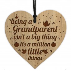Nan And Grandad Gift Grandma And Grandpa Gift Wood Heart