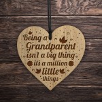 Nan And Grandad Gift Grandma And Grandpa Gift Wood Heart