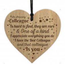 Gift for Colleague Sign Wooden Colleague Birthday Gifts