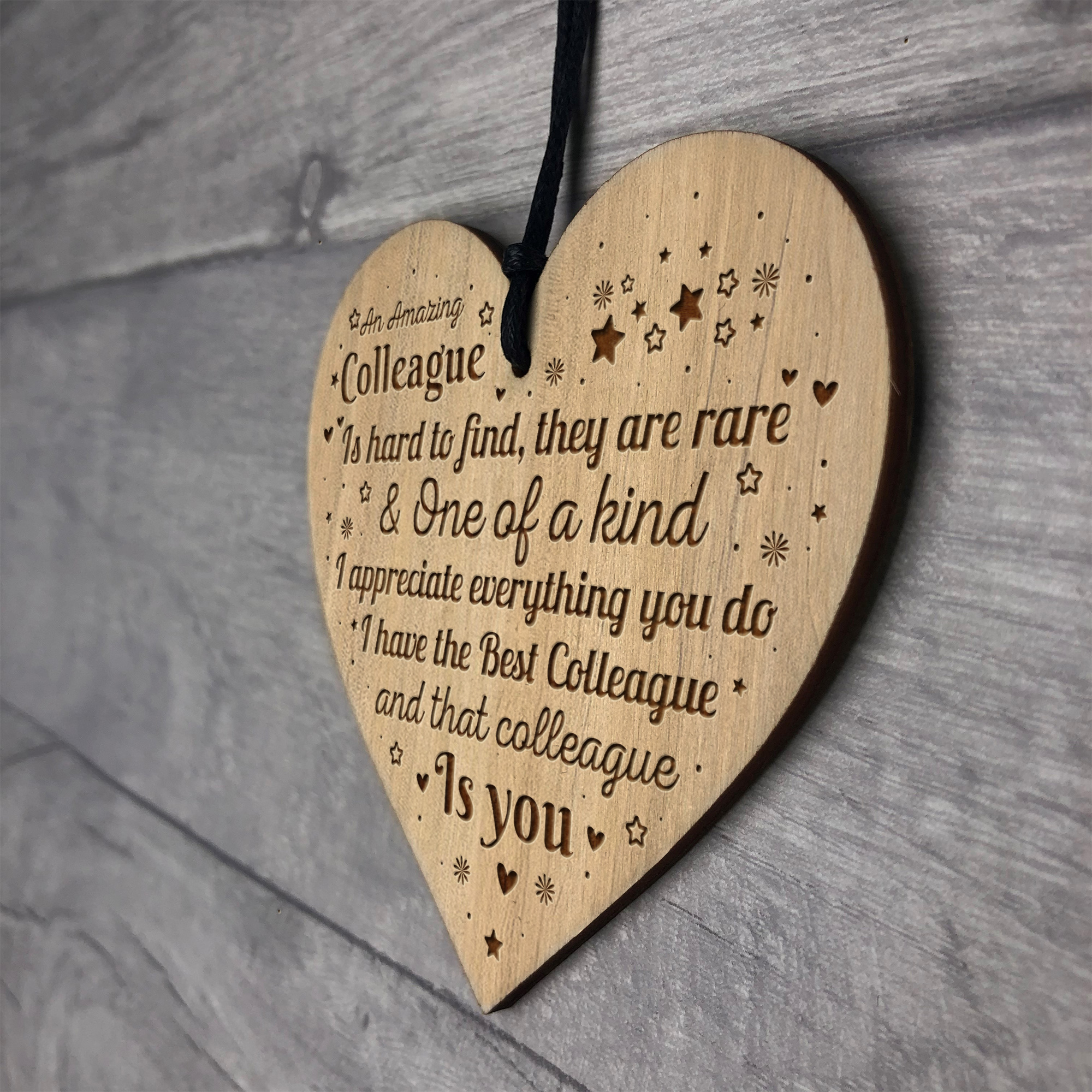 Gift for Colleague Sign Wooden Colleague Birthday Gifts