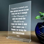 Birthday Presents For Boyfriend Standing Plaque Boyfriend Gifts