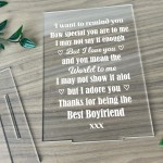 Birthday Presents For Boyfriend Standing Plaque Boyfriend Gifts