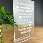 Girlfriend Gifts Standing Acrylic Plaque Girlfriend Birthday