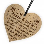 Auntie Gifts Uncle Gifts For Birthday Christmas Engraved Heart