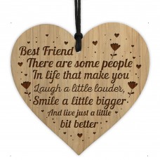 Best Friend Gift Idea Engraved Heart Friendship Sign Birthday