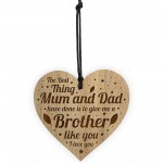 Brother Gifts THANK YOU Brother Gifts From Sister Engraved Heart