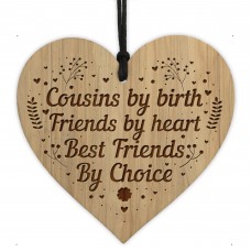 Friendship Gift For Cousin Engraved Heart Cousin Gifts Birthday