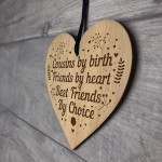 Friendship Gift For Cousin Engraved Heart Cousin Gifts Birthday