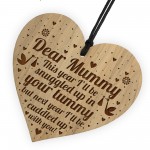 Mummy To Be Sign Engraved Heart Bump Gift Mummy Birthday Xmas