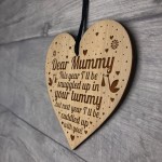 Mummy To Be Sign Engraved Heart Bump Gift Mummy Birthday Xmas