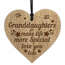 Granddaughter Gifts From Nan Grandma Engraved Heart