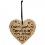 Granddaughter Gifts From Nan Grandma Engraved Heart