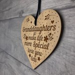 Granddaughter Gifts From Nan Grandma Engraved Heart