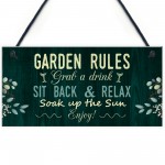  Garden Signs And Plaques Hanging Wall Door Sign Shabby Outside