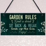  Garden Signs And Plaques Hanging Wall Door Sign Shabby Outside
