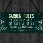  Garden Signs And Plaques Hanging Wall Door Sign Shabby Outside