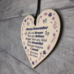 Friendship Wooden Hanging Heart Gift For Best Friend Inspiration
