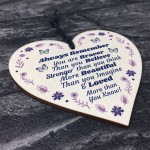 Friendship Wooden Hanging Heart Gift For Best Friend Inspiration