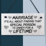 Funny Anniversary Gift For Him Her Wooden Sign Husband Wife Gift