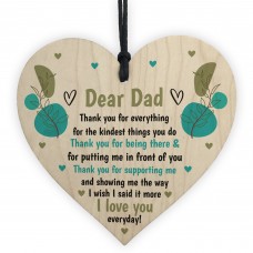 Cute Thank You Dad Love You Gift Fathers Day Birthday Christmas 