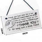 Best Friend Sign Friendship Gift Wooden Sign Friendship Sign