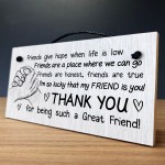 Best Friend Sign Friendship Gift Wooden Sign Friendship Sign