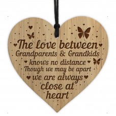 Grandma And Grandad Gift Engraved Heart Christmas Gifts