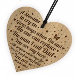 Dad Birthday Gifts For Fathers Engraved Heart Christmas Gift