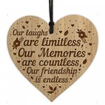 Friendship Gift For Women Engraved Heart Gift For Friend 