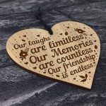 Friendship Gift For Women Engraved Heart Gift For Friend 