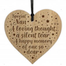 Nan Memorial Plaque Hanging Wall Sign Nan Christmas Decoration