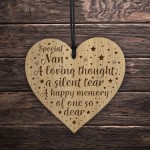 Nan Memorial Plaque Hanging Wall Sign Nan Christmas Decoration