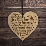Memorial Wooden Sign Hanging Wall Plaque Christmas Tree 