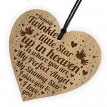 Memorial Wooden Sign Hanging Wall Plaque Christmas Tree 