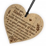 I Love You Sister Gift Engraved Heart Sister Gift Ideas