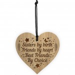 Sister Gifts Birthday Christmas Gift Card Engraved Heart Friend